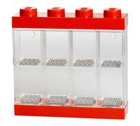 LEGO Minifigure Display Case 8 - Vermelho