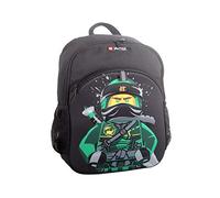 LEGO - Mline Ninjago Scuola Materna, Mochila de jardín de infantes Unisex - Niños y adolescentes, Nero e Verde,