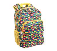 LEGO Mochila Heritage Basic de Brick Red/Blue, Pared de ladrillo, Talla única, Mochila clásica Heritage