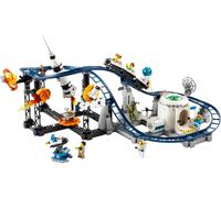 LEGO 31142 Creator 3en1 Montaña Rusa Espacial, Torre de Caída Libre o Tiovivo
