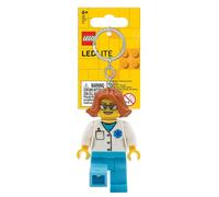 LEGO Mujer Doctor Minifigura Icónica Llave Luz (Llavero / Llavero)
