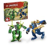 Lego ninjago combate del meca-dragón de jay - 2 figuras de acción, 2