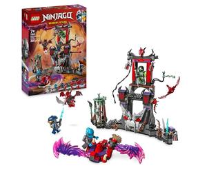 LEGO Ninjago Aldea de la Tormenta Dragónida Juego de Combate, Kit de construcción con 6 Minifiguras y un Spinner, Regalo de cumpleaños para niños y niñas de 7 años o más 71841