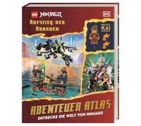 LEGO® NINJAGO® Aufstieg der Drachen Abenteuer Atlas: Entdecke die Welt von Ninjago. Inklusive Kai Minifigur! Für Kinder ab 6 Jahren