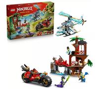 Set de construcción LEGO Ninjago 71857 Batalla de Vehículos Ninja Casa del Árbol 642 piezas