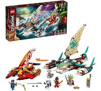 LEGO NINJAGO Batalla Naval Catamarán 71748 780 piezas 6 minifiguras