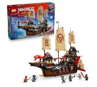 LEGO Ninjago Bounty del Templo - Barco de Juguete Interactivo con Techo Desmontable y 6 Minifiguras Inc. Cole, Zane y NYA - Regalo para Chicos de 14+ Años Fans de El Renacer de los Dragones 71848