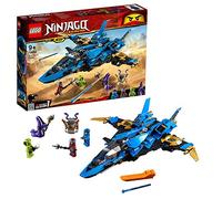 LEGO Ninjago - Caza Supersónico de Jay, set con avión de juguete de construcción para aventuras ninja (70668)