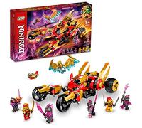 LEGO NINJAGO - Coche multiterreno de Kai Golden Dragon Raider 71773 con minifiguras Kai y Zane, juego de construcción para niños a partir de 8 años