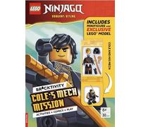 LEGO® NINJAGO®: Cole’s Mech Mission (with Cole minifigure and exclusive mech mini-build) (LEGO® Minifigure Activity)