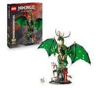 LEGO Ninjago Dragón Guardián - Kit de Maquetas - Figura Articulada de Dragón, Minifigura del Maestro Wu y Base de Exposición con Efecto de Roca - Regalo para Chicos de 14+ Años y Adolescentes 71847