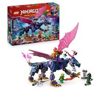 LEGO Ninjago Dragón Maestro Rontu 71842 | Juguetes para niños de 7+ años, figura articulada de dragón con cañón, 4 minifiguras, regalo de cumpleaños, 381 piezas