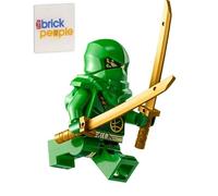LEGO Ninjago Dragons Rising: Lloyd Garmadon Minfigure con espadas duales, Ninja verde a partir de 6 años