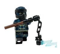 LEGO Ninjago Dragons Rising Temporada 2: Minifigura de Jay malvado con guadaa relmpago
