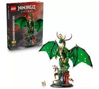 LEGO Ninjago Dragón Guardián - Kit de Maquetas - Figura Articulada de Dragón, Minifigura del Maestro Wu y Base de Exposición con Efecto de Roca - Regalo para Chicos de 14+ Años y Adolescentes 71847