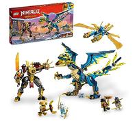 LEGO NINJAGO Elemental Dragon vs. The Empress Mech 71796 Juego de juguetes de construcción, cuenta con un dragón, Mech, Ninja Flyer y 6 minifiguras, regalo para niños y niñas a partir de 9 años que