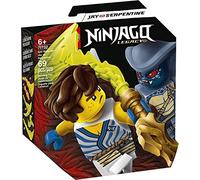 LEGO NINJAGO Epic Battle Set - Jay vs. Serpentine 71732 Building Kit; Ninja Playset Featuring Spinning Battle Toy, New 2021 (69 Pieces)