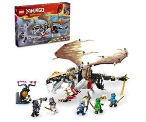 Lego Ninjago - Figura de acción de Egalt The Master Dragon, Juego de Batalla de Juguete de héroe con 5 Minifiguras Ninja para Juego en Grupo o Independiente, Idea de Regalo de Juguete de dragón para
