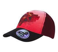 LEGO Ninjago Gorra de béisbol para niños y niños, con cierre de velcro ajustable, rojo, 52