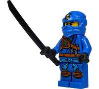 LEGO® Ninjago: Jay (Blue Ninja) Minifigure with Katana (Sword) 2015 Versión - Zukin