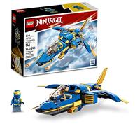 Lego Ninjago Jay's Lightning Jet EVO 71784, avión de Juguete actualizable, Juego de construcción de avión Ninja, Idea de Regalo de cumpleaños Coleccionable para Nietos, niños, niños y niñas a Partir