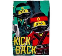 LEGO Ninjago Jungle Manta de Forro Polar, diseño de impresión de la película, tamaño Grande