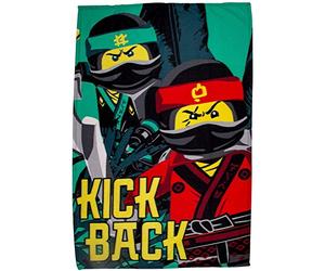 LEGO Ninjago Jungle Manta de Forro Polar, diseño de impresión de la película, tamaño Grande