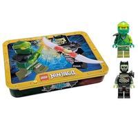 LEGO Ninjago: Lloyd vs. Bone Warrior Minifigure - Lata de coleccionista con capa verde adicional