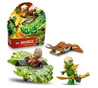LEGO Ninjago Lloyd vs. Earth Monster Spinner - Ninja Spinning Toy w/a Launcher, Battling Tops & 2 Minifigures - Birthday Gift for 6+ Year Old Boys & Fans - 71850