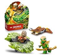 LEGO Ninjago Lloyd vs. Earth Monster Spinner - Ninja Spinning Toy w/a Launcher, Battling Tops & 2 Minifigures - Birthday Gift for 6+ Year Old Boys & Fans - 71850