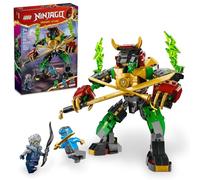 LEGO NINJAGO Lloyd's Elemental Power Mech - Juguete de batalla personalizable con 3 figuras de acción ninja, juego de aventura para niños y niñas, idea de regalo Ninja para niños a partir de 7 años,