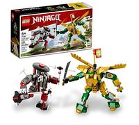 Lego NINJAGO Lloyd's Mech Battle EVO - Juego de construcción 71781, con 2 figuras de acción, 2 figuras de acción Ninja para construir, juguete Ninja para niños a partir de 6 años con figuras de