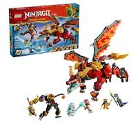 LEGO Ninjago Meca Dragón Transformable de Wyldfyre de Juguete - Figuras de Acción 2en1 con Meca Emperatriz Beatrix y 6 Minifiguras - Regalo de Cumpleaños para Niños de 9+ Años y Fans - 71868