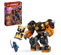 LEGO Ninjago Meca Elemental de la Tierra de Cole, Figura de Acción Articulada, Juguete Personalizado con 2 Minifiguras, Regalo del Universo Ninja para Niños y Niñas de 7 Años o Más 71806