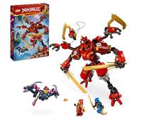 LEGO Ninjago Meca Escalador Ninja de Kai de Juguete, Set de Juego de Aventura con Figura con Armadura Robótica y 4 Minifiguras de Personajes, Regalo para Niños y Niñas de 9 Años o Más 71812