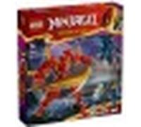 LEGO Ninjago Meca Elemental del Fuego de Kai, Figura Roja de Acción Articulada y Minifigura de Zane y 3 Personajes para el Juego de Batalla Ninja, Regalo para Niños y Niñas de 7 Años o Más 71808