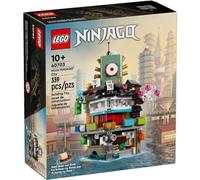 LEGO NINJAGO Micro City Building Set 40703 - Bloque modular de 5 pisos con casas de té y barra de sushi - Compatible con otros micro juegos - A partir de 10 años