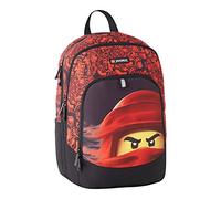 LEGO Ninjago Escuela Round, Mochila Escolar Unisex niños, Rojo, 28L