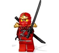 LEGO Ninjago Red Ninja Minifigure - Kai ZX with Dual Black Shamshir Swords