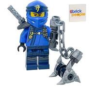 LEGO Ninjago Secretos del Spinjitzu Prohibido: Jay Minifig con armas