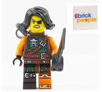 LEGO Ninjago: Skybound Sky Pirate Minifigure - Cyren con vaina y espada de calavera (70602)