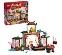 LEGO Ninjago Templo Ninja del Spinjitzu Maqueta de Construcción con 4 Minifiguras de Zane, NYA, Kai y Lloyd con Armas Ninja y Dragón de Juguete, Regalo para Niños y Niñas de 4 Años o Más 71831