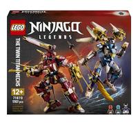 LEGO Ninjago Titanes Robot Gemelos 71870 | Juguetes para niños de 12+ años, figuras articuladas de robots, 3 minifiguras, regalo de cumpleaños, 1707 piezas