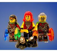 LEGO NINJAGO JAY + ACRONIX KRUX 3 MINIFIGURES