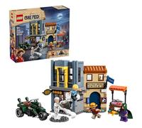 LEGO One Piece Duelo contra el Capitán Smoker - Juguete Interactivo con 4 Minifiguras Inc. Monkey D. Luffy y Sanji - Decoración el Dormitorio Infantil - Regalo para Niños y Niñas de 9+ Años - 75642