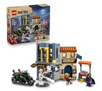 LEGO One Piece Duelo contra el Capitán Smoker - Juguete Interactivo con 4 Minifiguras Inc. Monkey D. Luffy y Sanji - Decoración el Dormitorio Infantil - Regalo para Niños y Niñas de 9+ Años - 75642