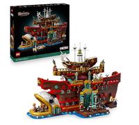 LEGO One Piece Restaurante Flotante Baratie - Maqueta de Barco para Adultos - Decoración Anime con Interior Detallado y 10 Minifiguras Inc. Luffy, Nami y Sanji - Regalo para Fans 75640