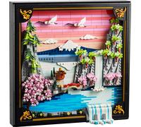 LEGO Paisaje Japonés con Cerezos en Flor