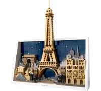 LEGO Architecture París: Ciudad del Amor - Maqueta 3D de Miniatura para Adultos - Decoración de Pared para el Hogar con Iconos Parisinos Inc. Torre Eiffel y Notre Dame - Regalo para Viajeros 21064