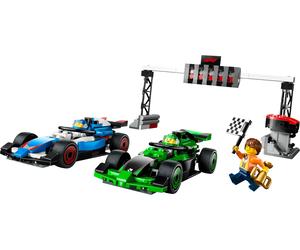 LEGO Parrilla de F1 con Coches de Carreras VCARB y Sauber
